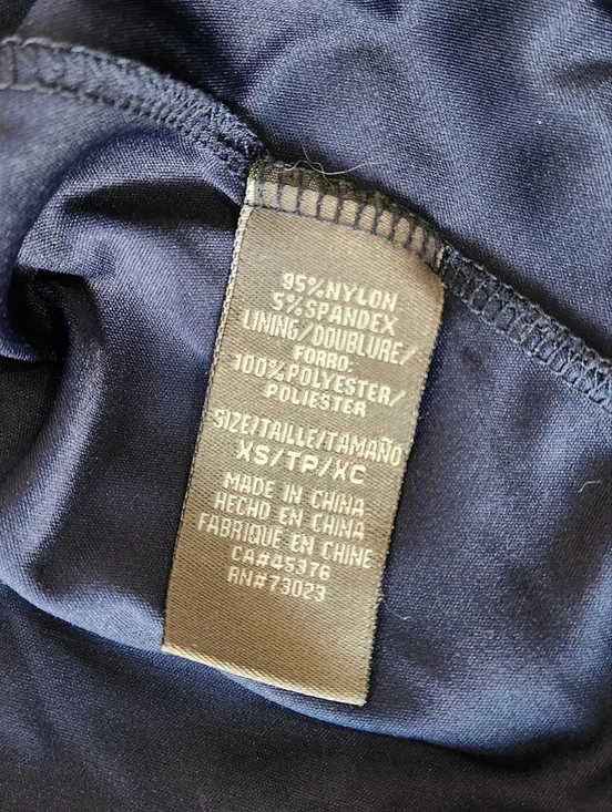 Suzy Shier Navy Lace Midi Dress with Ruffle Detail - Picture 11 of 12